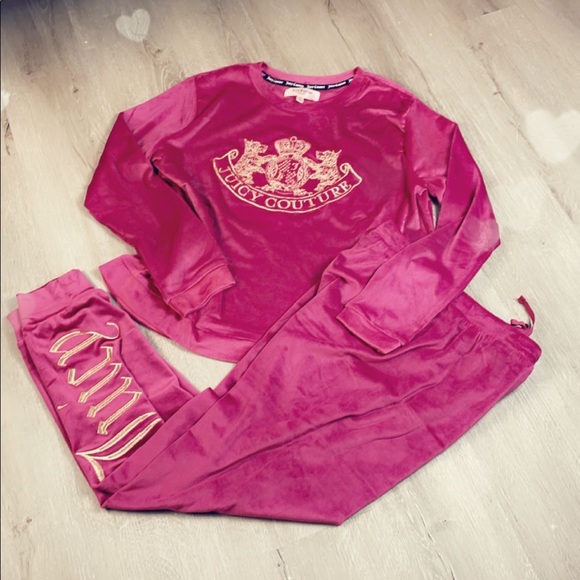 NWT Juicy  Couture Velour Loungewear set Medium - Picture 2 of 7